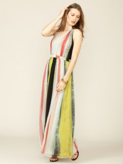 Chiffon Halter Maxi Dress by San & Soni
