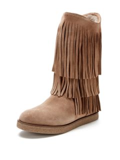 Josie Fringe Sheepskin Boot by Koolaburra