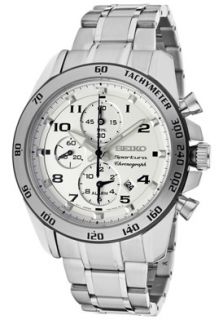 Seiko SNAE59  Watches,Mens Sportura Chronograph Alarm Light Silver Dial Stainless Steel, Chronograph Seiko Quartz Watches