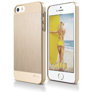 elago S5 Outfit MATRIX Aluminum and Polycarbonate Dual Case for the iPhone 5/5S   eco friendly Retail Packaging (Gold / Gold)   Spark Design Award Cell Phones & Accessories