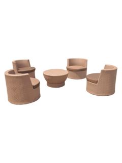 Circular Lounge Set  (5 PC) by Source Outdoor