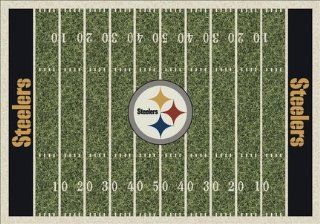 Pittsburgh Steelers 7' 8" x 10' 9" NFL Home Field Area Rug  Sports Fan Area Rugs  Sports & Outdoors