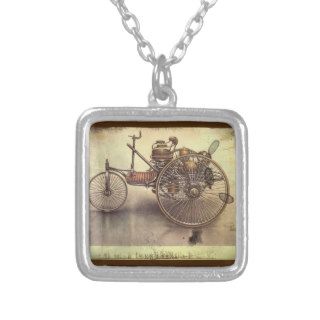 1885 Horseless Carriage with Buggy Wheels Pendants