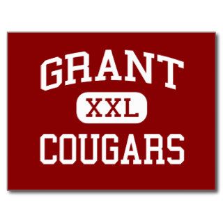 Grant   Cougars   High   Dry Prong Louisiana Post Card