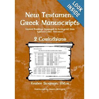 New Testament Greek Manuscripts 2 Corinthians Reuben Swanson 9780865850736 Books