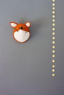 decorative animal head mister fox by bodie and fou