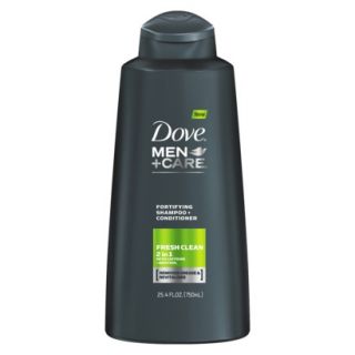 Dove Shampoo & Conditioner Men Fresh Clean 25.4oz