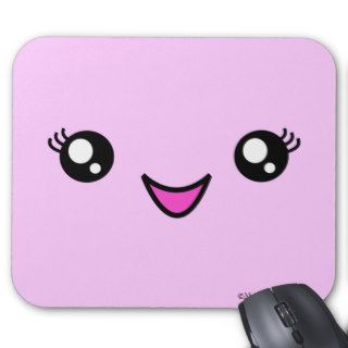Mega Kawaii Girly Face Mousepad