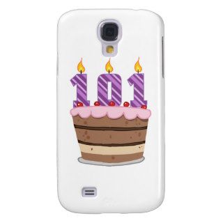 Age 101 on Birthday Cake Samsung Galaxy S4 Cover
