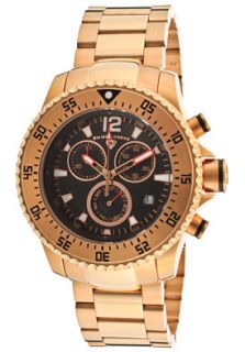 Swiss Legend 10063 RG 11  Watches,Sergeant Rose Tone Steel Chronograph Black Dial, Casual Swiss Legend Quartz Watches