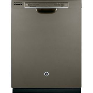 GE 52 Decibel Built in Dishwasher with Hard Food Disposer with Stainless Door Liner (Slate) (Common 24 Inch; Actual 23.75 in) ENERGY STAR