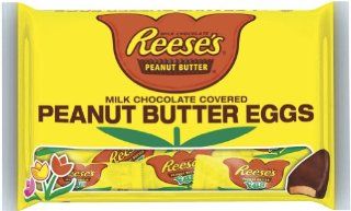 Reese's Easter Peanut Butter Eggs, Snack Size, 11.4 Ounce Bags (Pack of 4)  Chocolate Candy  Grocery & Gourmet Food