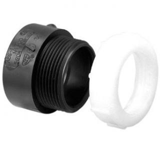 NIBCO 5801 7 Series ABS DWV Pipe Fitting, Adapter, Schedule 40, Hub x Slip Joint Industrial Pipe Fittings