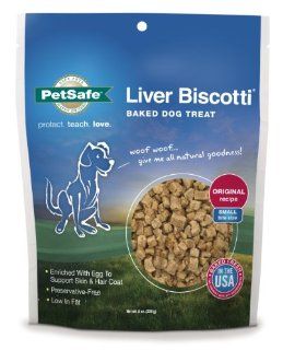 Petsafe Liver Biscotti Dog Treats, Original Recipe, Small Bite Size, 8 oz. Bag  Pet Snack Treats 