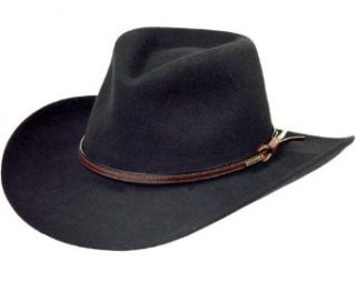 Stetson Men's Bozeman Wool Felt Crushable Cowboy Hat at  Mens Clothing store