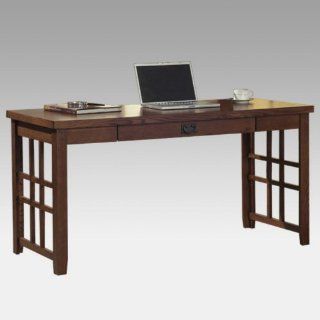 Mission Pasadena Laptop Desk (Mission Oak) (30"H x 60"W x 25"D)   Home Office Desks