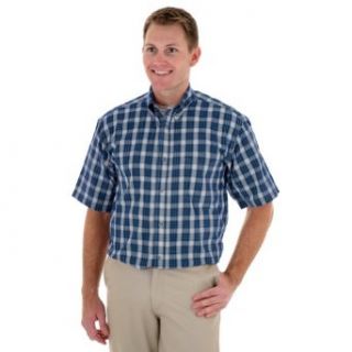 Wrangler Riata Tall Mens Short Sleeve Easy Care Plaid Shirt at  Mens Clothing store