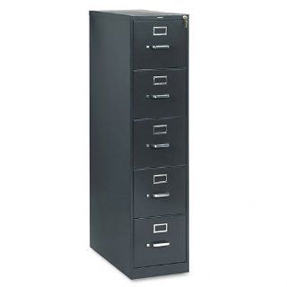 HON 315CPL 310 Series 26 1/2 Inch 5 Drawer Full Suspension Legal File, Putty   Vertical File Cabinets
