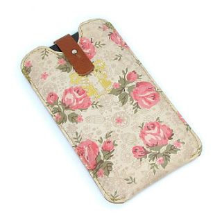 roses leather phone case by tovi sorga