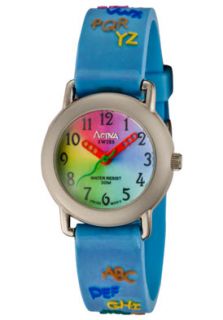 Activa SV605 002  Watches,Juniors Multicolor Dial Light Blue Rubber & Multicolor Alphabet Design, Juniors Activa Quartz Watches