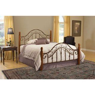 Shop Hillsdale Furniture 310BF San Marco Bed Set without Rails, Full, Brown Copper at the  Furniture Store. Find the latest styles with the lowest prices from Hillsdale Furniture