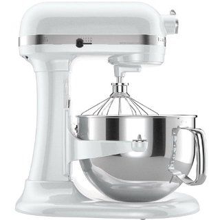 Kitchenaid r ksm6573WH 6000 HD STAND MIXER 6 qt (Same as r kp26m1xWH 600 series) BIG Super Capacity White Professional Large, Perfect for Stainless Steel Kitchens. Kitchen & Dining