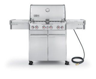 Weber Summit 7270001 S 470 Stainless Steel 580 Square Inch 48, 800 BTU Natural Gas Grill  Freestanding Grills  Patio, Lawn & Garden