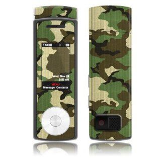 Woodland Camo Design Protective Skin Decal Sticker for Samsung Juke SCH U470 Cell Phone Electronics