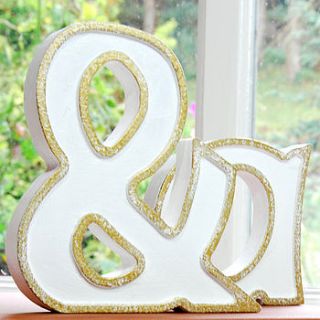 freestanding celtic painted wooden letter by dougal dog design