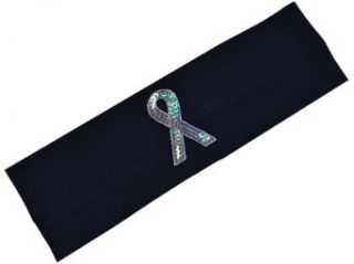 Breast Cancer Awareness Sequin Stretch Headband (Hot Pink) Headwraps Headwear
