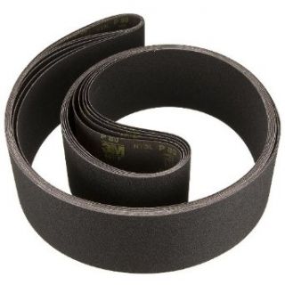 3M Cloth Belt 461F, Silicon Carbide, Wet/Dry, 3" Width x 21" Length, P120 Grit, Black (Pack of 10) Sander Belts