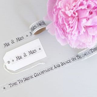 decorative paper tape by lilac coast weddings