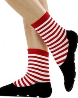 Ruby Red Slipper Socks Fun Novelty Womens Footwear   One Size Clothing