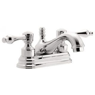 California Faucets 4" Centerset Stainless Steel Encinitas   Bathroom Sink Faucets  