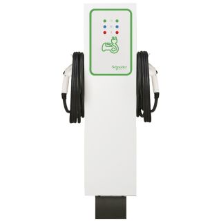 Schneider Electric Evlink Level 2 30 Amp Freestanding Dual Electric Car Charger