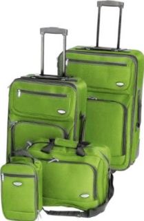 Hercules Jetlite 4 pc. Luggage Set LIME GREEN Clothing
