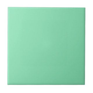Tile with Pastel Mint Green Background