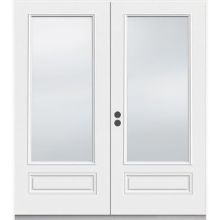 JELD WEN 71.5 in 1 Lite Glass Composite French Inswing Patio Door