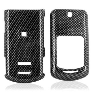 For Motorola VE465 Hard Plastic Case Carbon Fiber Cell Phones & Accessories