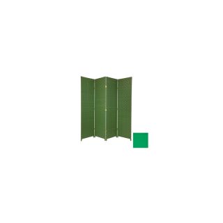 Oriental Furniture 71 in x 17 1/2 in Green Wood Outdoor Privacy Screen