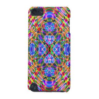 iPod Case, Abstract Soundwaves, Colorful Blue iPod Touch 5G Cases