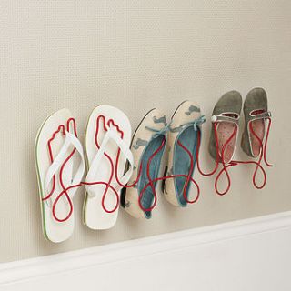 footprint wire shoe rack by charlotte tangye design