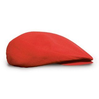 Red Flat Hat Golf Cap  Sports & Outdoors