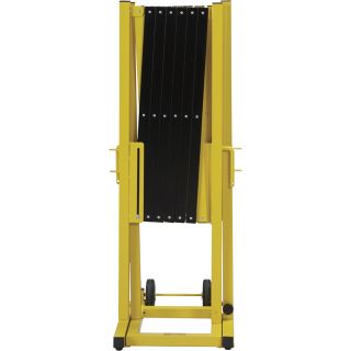 Versare Portable Safety Barrier — 22Ft., Yellow/Black, Model# Z017YB422 YELLOW/BLACK  Security Gates
