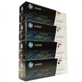Genuine HP CE410X, CE411A, CE412A, CE413A 305X TONER SET BCYM LJ M375 MFP M451 M475 MFP Sealed In Retail Packaging.