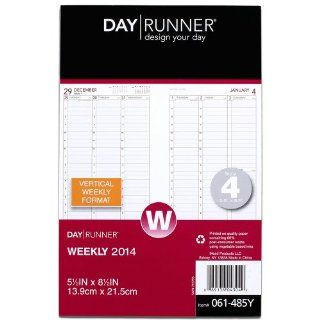 Day Runner 2014 Column Style Weekly Planning Pages Refill, 5.5 x 8.5 Inches (061 485Y)  Office Calendar Refills 