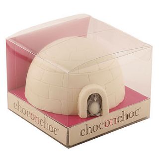 large chocolate igloo by chocolate on chocolate