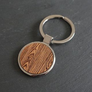 woodgrain key ring by maria allen boutique