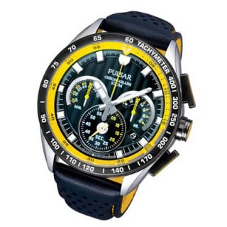 Mens Pulsar Chronograph Watch with Black Dial (Model PU2007)   Zales