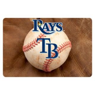 Tampa Bay Rays Baseball Pet Bowl Mat L